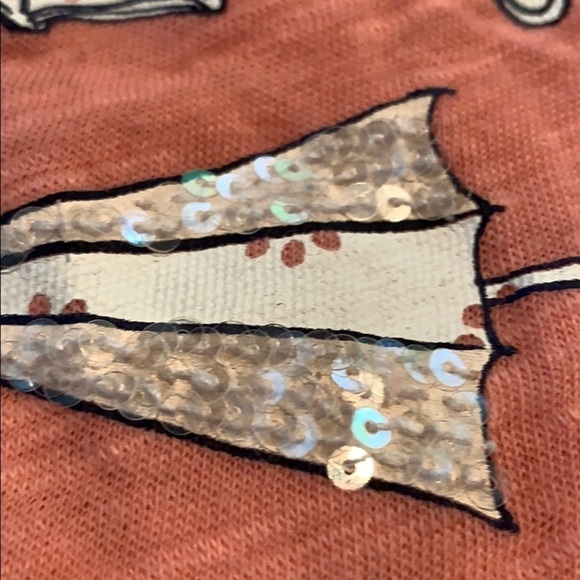 Girls Abercrombie peach tank with sequin detail - Picture 4 of 9